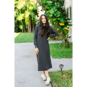 Olive & Tuesday The Midi Hoodie Dress Smoke Show